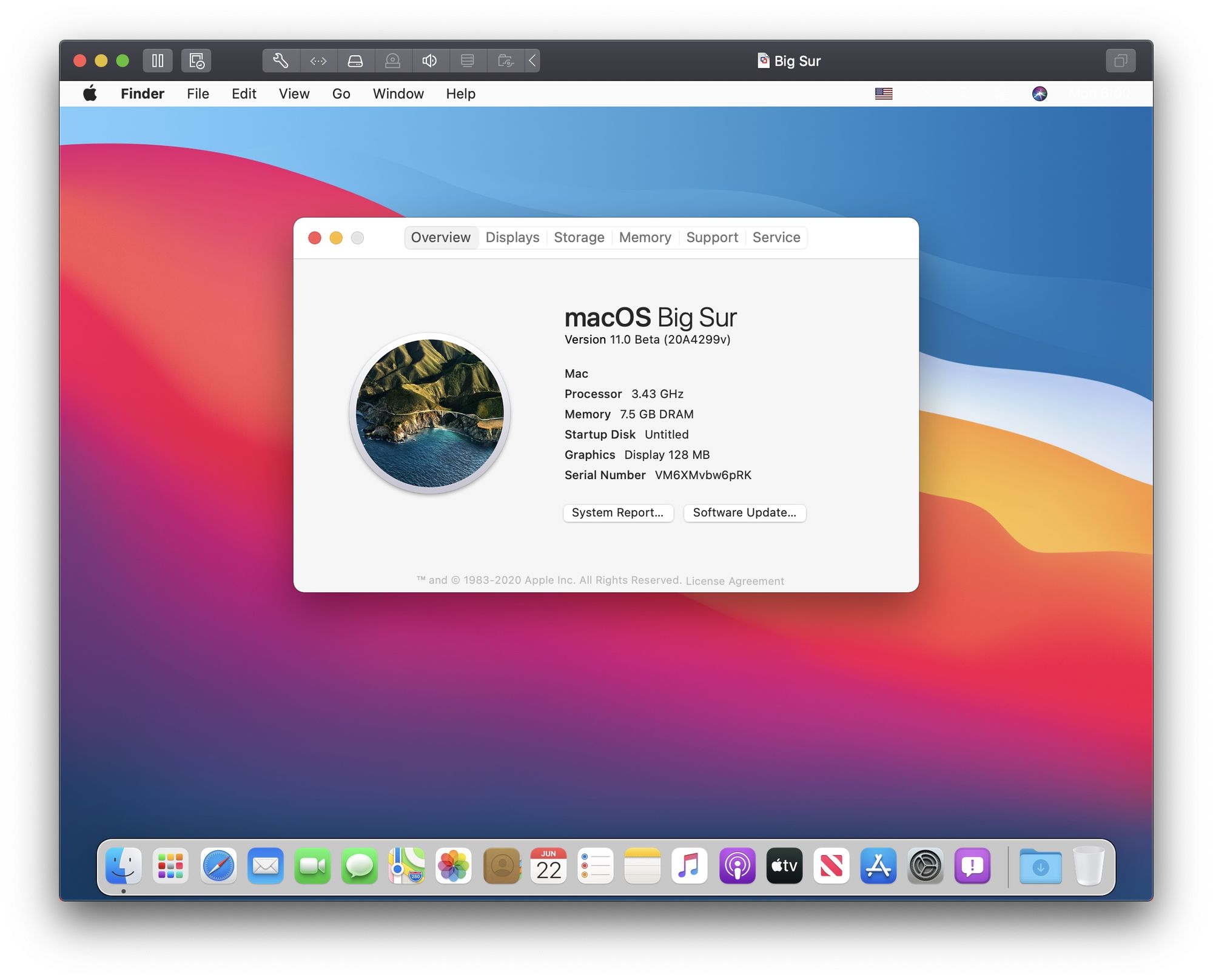 vmware fusion mac os big sur